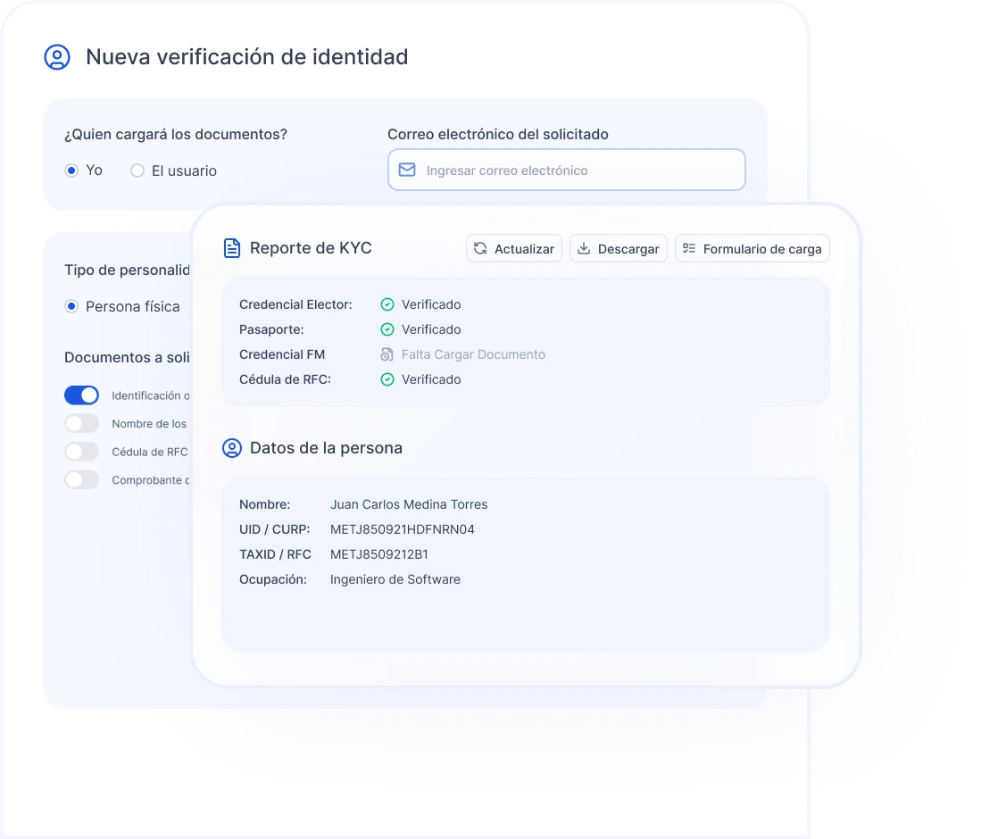 Vista de la plataforma eFirma